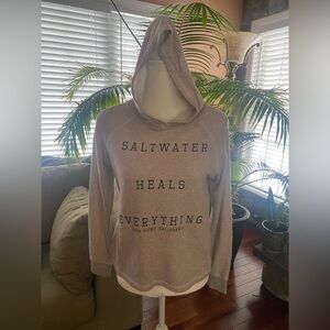 NWOT Saltwater Heals Everything Hoodie